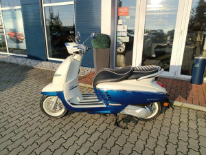 Django 125i Deep Ocean Blue a Milky White